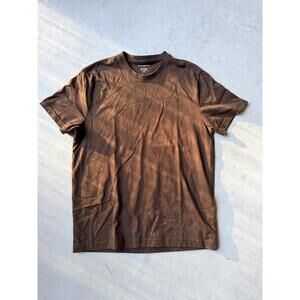Banana Republic Premium Wash Brown Men's T-Shirt Medium